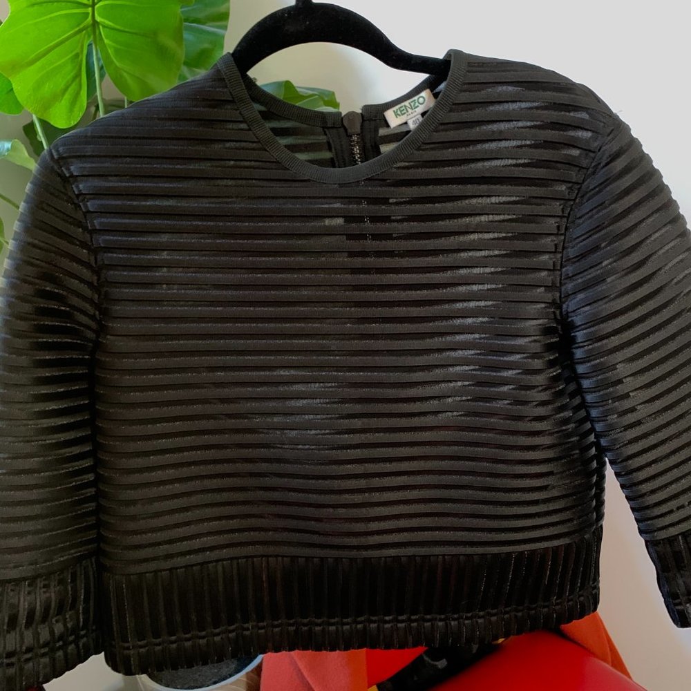 Kenzo Semi-sheer Structured Top